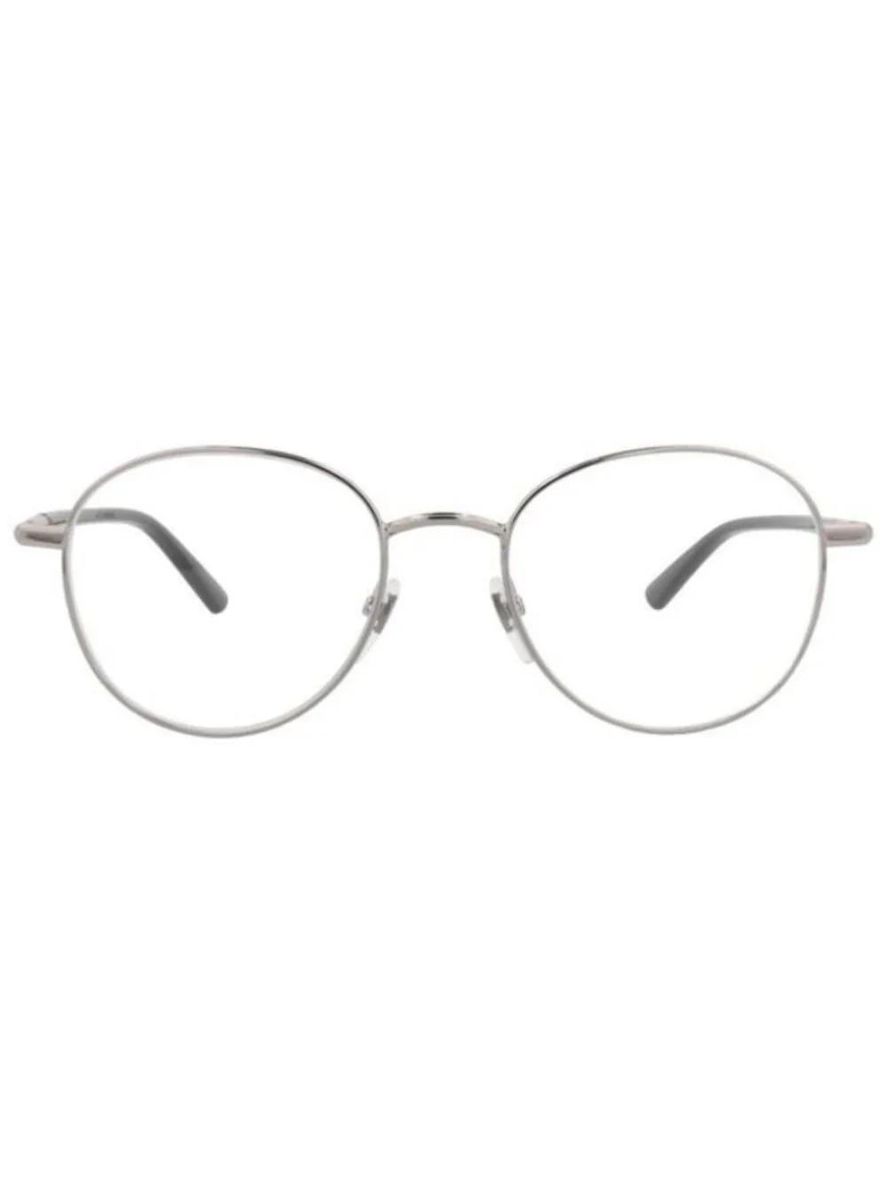 New Gucci Mens Round/Oval Ruthenium Black Transparent Fashion Designer Eyeglasse